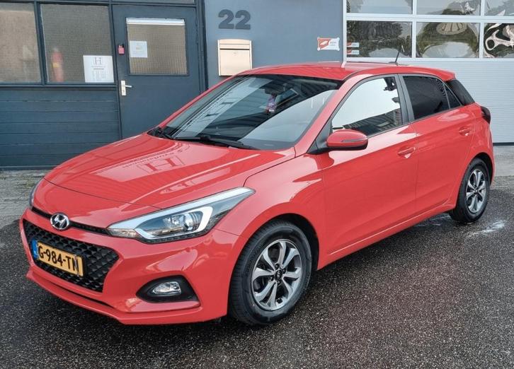 Hyundai i20 1.0 T-gdi Blue 100PK 2019 Rood, Auto's, Hyundai, Bedrijf, i20, Benzine, Hatchback, Handgeschakeld, Origineel Nederlands