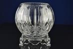 Luxe Kristallen Vaas & Windlicht – Handgeslepen Bolvorm met, Pjmink@casema.nl, Nieuw, Ophalen of Verzenden, Minder dan 25 cm