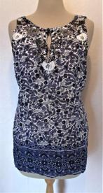 Kraaltjes bewerkte top van Simona Barbieri (Twin Set) L, Verzenden, Zo goed als nieuw, Maat 42/44 (L), Blauw