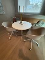 Tafel Fred van Arper - Wit, Huis en Inrichting, Tafels | Eettafels, Ophalen, Rond, Tot twee personen, 50 tot 100 cm