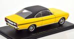 Atlas 1:24 Opel Commodore A GS/E Coupe 1970 geel zwart in bl, Nieuw, Overige merken, Ophalen of Verzenden, Auto