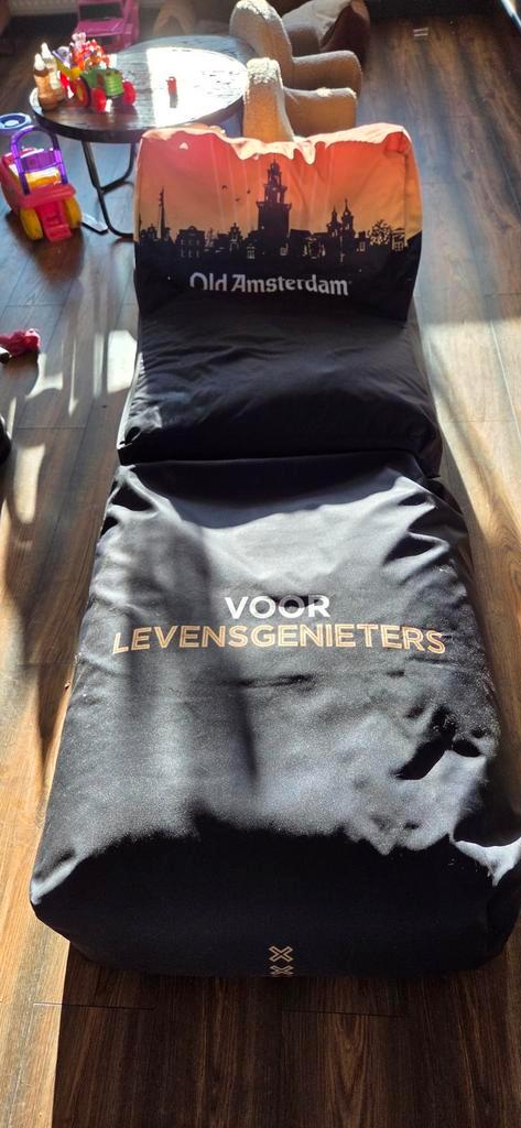 Mooie Old Amsterdam Zitzak - Voor Levensgenieters!, Huis en Inrichting, Zitzakken, Zo goed als nieuw, Ophalen
