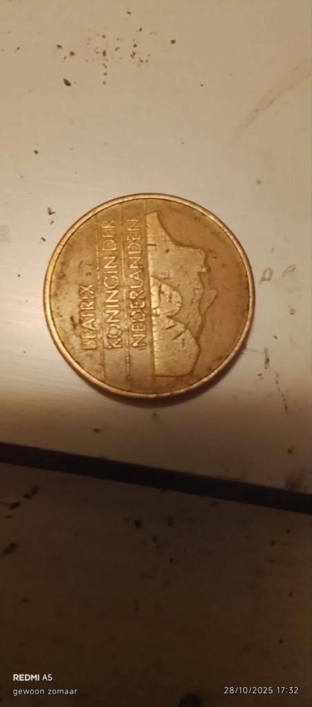 5 Gulden Munt 1990 - Koningin Beatrix, Postzegels en Munten, Munten | Nederland, Ophalen of Verzenden