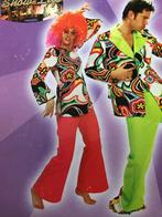 Disco Flower Power pak 40 42 - leuke dames outfit carnaval, Ophalen of Verzenden, Zo goed als nieuw, Maat 38/40 (M), Carnaval