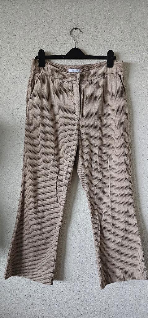 bruin ribben wijde broek van by bar maat L (2225), Beige, Maat 42/44 (L), Ophalen of Verzenden, Zo goed als nieuw