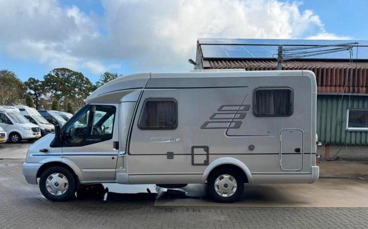 Compacte Hymer Van 522 cl zilvergrijs, Caravans en Kamperen, Campers, Particulier, tot en met 3, Half-integraal, Hymer, Ford, Diesel