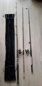 Diverse vishengels (o.a NTR), Watersport en Boten, Ophalen, Zo goed als nieuw, Complete hengel