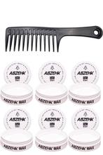 Abzehk Hair black Gel wax 6 Stuks + Gratis Styling Kam, Ophalen of Verzenden, Nieuw, Gel, Wax, Haarlak of Mousse