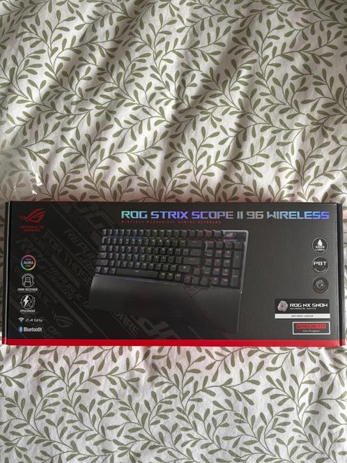 ROG Strix Scope II 96 Wireless | Nieuw in doos!, Computers en Software, Toetsenborden, Nieuw, Qwerty, Draadloos, Gaming toetsenbord