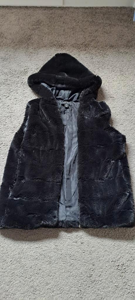 Nieuw Bont bodywarmer maat 34/36, Kleding | Dames, Bodywarmers, Nieuw, Maat 36 (S), Zwart, Ophalen of Verzenden