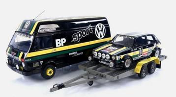 1:18 Volkswagen LT35 + Golf I GTi Gr.2 Ottomobile NIEUW  beschikbaar voor biedingen