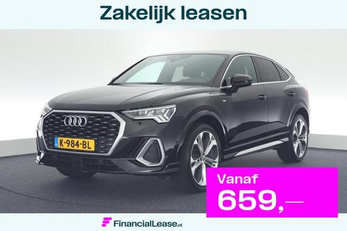 Audi Q3 Sportback 35 TFSI 150pk S-Tronic 2x S-Line Trekhaak, Auto's, Audi, Bedrijf, Lease, Financial lease, Q3, ABS, Achteruitrijcamera