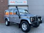 Land Rover Defender 2.2 Td4 110''! Airco! Leder! 7-Persoons!, Auto's, Land Rover, Zwart, 4 cilinders, 7 stoelen, 122 pk