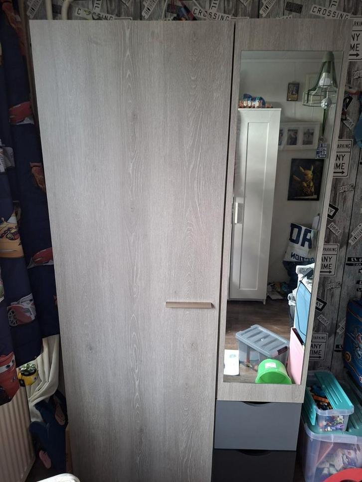 Leen Bakker Kledingkast - Ruime Opbergkast, Huis en Inrichting, Kasten | Kledingkasten, Gebruikt, 150 tot 200 cm, 50 tot 100 cm