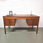SALE Vintage teak Bureau Domino Møbler - Deens design, Ophalen of Verzenden, Zo goed als nieuw, V, Bureau