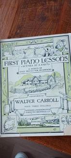 First piano lessons. Walter Carroll, Ophalen of Verzenden, Artiest of Componist, Klassiek, Piano