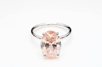 5.01ct Fancy Pink Lab Diamant Ring - 18K Goud beschikbaar voor biedingen