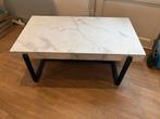 Modern luxe salontafel (Marmerlook), Ophalen, Gebruikt, 100 tot 150 cm, 50 tot 100 cm