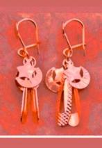 Oorbellen, Sieraden, Tassen en Uiterlijk, Oorbellen, Verzenden, Nieuw, Goud, Hangers