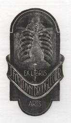 0259 Ex Libris Nederland : Dirk Govert van Luijn, 1946, Verzenden