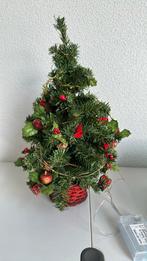 Klein kerstboompje voor op bureau of op kastje met lichtje, Ophalen of Verzenden, Zo goed als nieuw