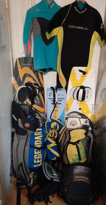 Kitesurfset kiteset compleet north neo 7/9 en north rebel 8 beschikbaar voor biedingen