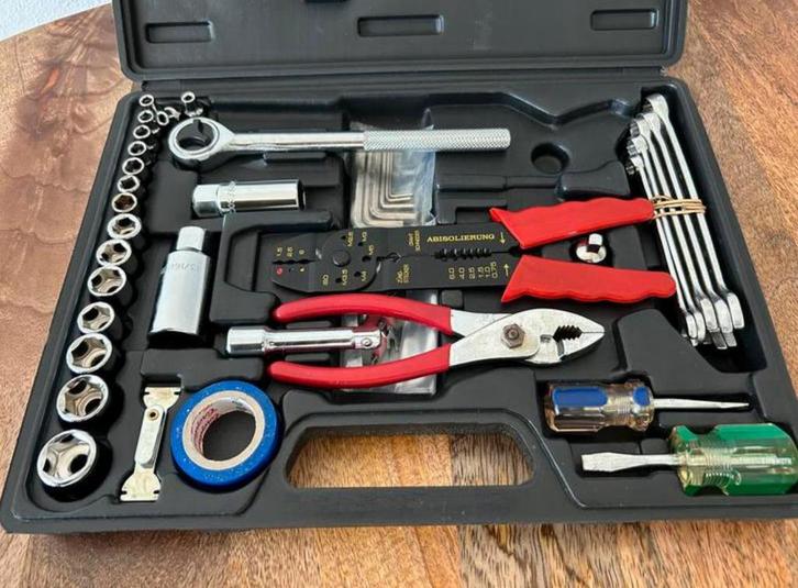 Gereedschapskist gereedschapskoffer Doppenset, Doe-het-zelf en Verbouw, Gereedschap | Handgereedschap, Zo goed als nieuw, Ophalen