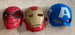 Drie superhelden maskers, Kinderen en Baby's, Carnavalskleding en Verkleedspullen, Ophalen of Verzenden, Gebruikt, Jongen of Meisje