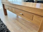 Massief eiken houten salontafel, Ophalen, 100 tot 150 cm, 50 tot 100 cm, Minder dan 50 cm