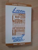 LEVEN OF GELEEFD WORDEN? Lothar Gassmann, Boeken, Ophalen of Verzenden, Gelezen