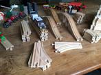 Houten Trein Set, Ophalen of Verzenden, Gebruikt, Complete set