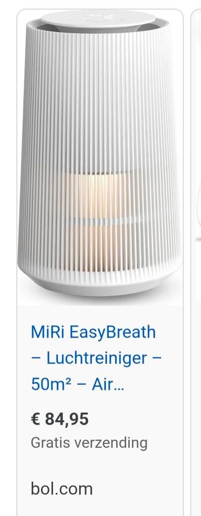 Luchtreiniger MiRi zgan, Huis en Inrichting, Overige Huis en Inrichting, Ophalen of Verzenden