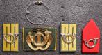 Garde Jagers Setje 6, Verzamelen, Verzenden, Landmacht, Nederland, Embleem of Badge