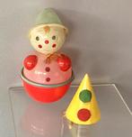 Zeer oud 1050’s celluloid tuimelaar clowntje,met hoedje,8 cm, Ophalen