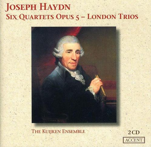 HAYDN Six quartets opus 5 2 - CD KUIJKEN ACCENT NIEUWSTAAT, Cd's en Dvd's, Cd's | Klassiek, Zo goed als nieuw, Kamermuziek, Classicisme