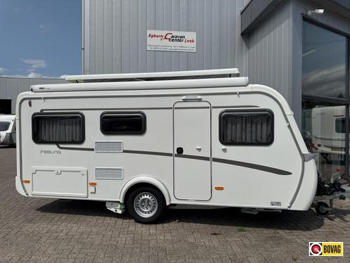 Eriba Feeling 425 Mover luifel fietsendr., Caravans en Kamperen, Caravans, Bedrijf, tot en met 3, 750 - 1000 kg, Standaardzit