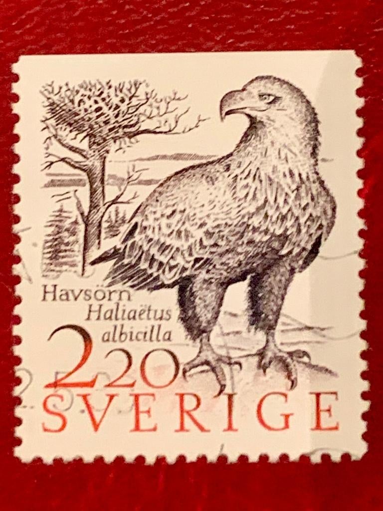 Zweden 1988, Verzenden, Gestempeld, Dier of Natuur