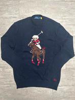 Ralph Lauren polo bear sweater - Blauw met Polo Beer, Kleding | Heren, Blauw, Ralph Lauren, Ophalen of Verzenden, Zo goed als nieuw