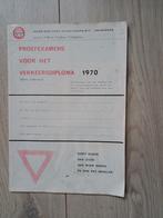 Boekje proefexamens voor het verkeersdiploma 1970, Boeken, Auto's | Boeken, Ophalen of Verzenden