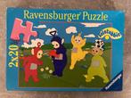 2 puzzels van de Teletubbies, Ophalen of Verzenden, 10 tot 50 stukjes, Zo goed als nieuw
