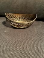 Zilveren fruitmandje met opengewerkt design, Ophalen, Zilver