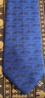Gestileerde springende leeuwen stropdas blauw, Kleding | Heren, Stropdassen, Ophalen of Verzenden, Nieuw, Blauw