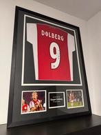 Kasper Dolber Ajax thuisshirt gesigneerd ingelijst met video, Verzamelen, Ophalen of Verzenden, Nieuw, Ajax, Shirt