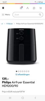Philips Airfryer Essential HD9200/90 - Nieuw!, Ophalen of Verzenden, Nieuw, Airfryer, 750 t/m 999 gram
