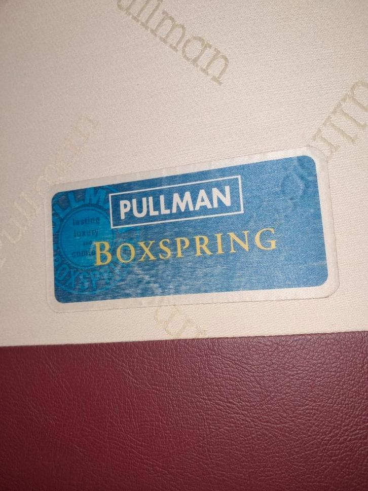 Pullman Boxspring 140x200 - Tweepersoons, Huis en Inrichting, Slaapkamer | Boxsprings, Gebruikt, 140 cm, 200 cm, Tweepersoons