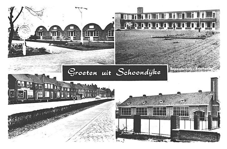 981135	Schoondijke	Zeeland	1964	Gelopen met zegel, Verzamelen, Ansichtkaarten | Nederland, Gelopen, Zeeland, Ophalen of Verzenden