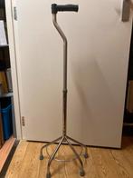 4 poot loopkruk, links als rechts te gebruiken, Diversen, Ophalen, In hoogte verstelbaar, Zo goed als nieuw