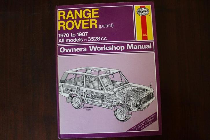 Range Rover 1970 - 1987 benzine workshop manual, Auto diversen, Handleidingen en Instructieboekjes, Ophalen of Verzenden