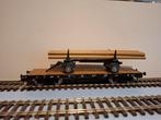 Fleischmann 825726 aanhanger met hout lading, Hobby en Vrije tijd, Modeltreinen | H0, Gelijkstroom, Fleischmann, Wagon, Ophalen of Verzenden