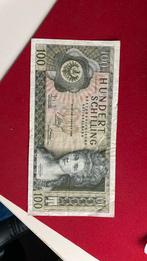 Oostenrijk 100 schilling 1969, Postzegels en Munten, Bankbiljetten | Europa | Niet-Eurobiljetten, Ophalen of Verzenden, Oostenrijk